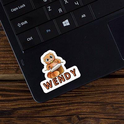 Autocollant Chat Wendy Notebook Autocollant Chat Wendy Gift package Image