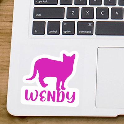 Autocollant Chat Wendy Notebook Autocollant Chat Wendy Gift package Image