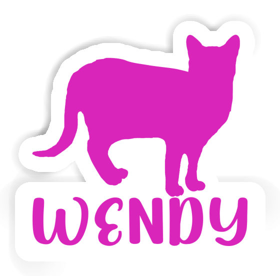 Autocollant Chat Wendy Notebook Autocollant Chat Wendy Gift package Image