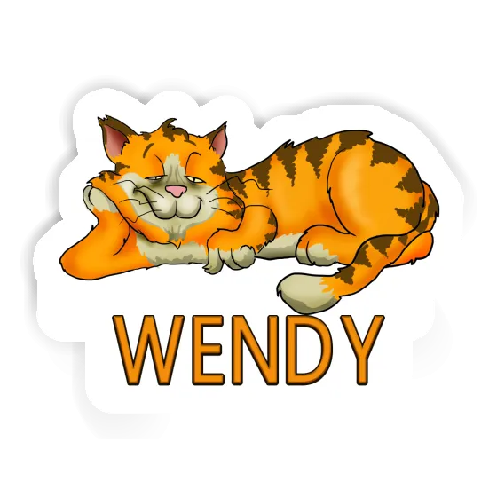 Autocollant Chat Wendy Notebook Autocollant Chat Wendy Gift package Image