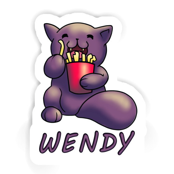 Chat-frites Autocollant Wendy Notebook Chat-frites Autocollant Wendy Gift package Image
