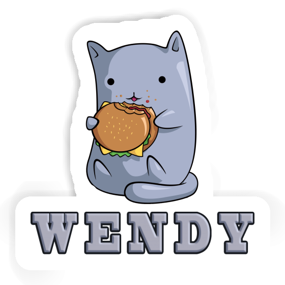 Wendy Sticker Hamburger-Katze Laptop Wendy Sticker Hamburger-Katze Laptop Image