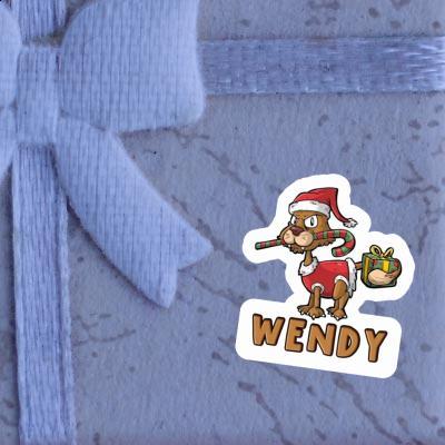 Autocollant Wendy Chat de Noël Laptop Autocollant Wendy Chat de Noël Laptop Image