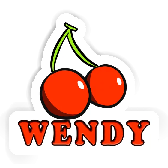 Wendy Autocollant Cerise Image