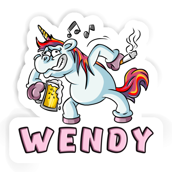 Aufkleber Einhorn Wendy Notebook Aufkleber Einhorn Wendy Notebook Image