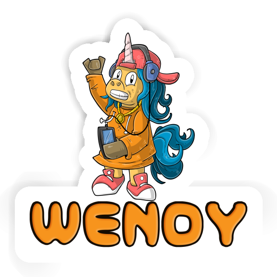 Hip-Hop Einhorn Sticker Wendy Hip-Hop Einhorn Sticker Wendy Image