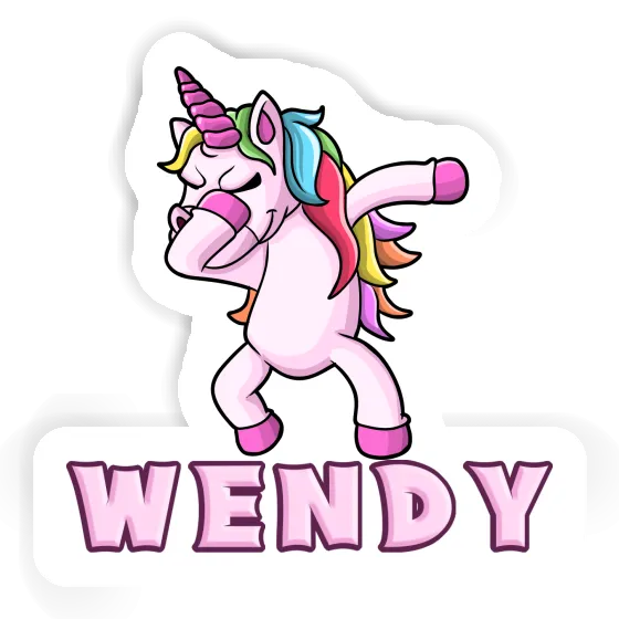 Wendy Autocollant Licorne Notebook Wendy Autocollant Licorne Notebook Image