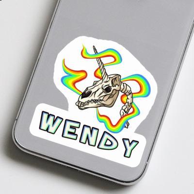 Einhorn-Totenkopf Sticker Wendy Notebook Einhorn-Totenkopf Sticker Wendy Gift package Image