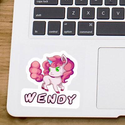 Sticker Unicorn Wendy Laptop Image