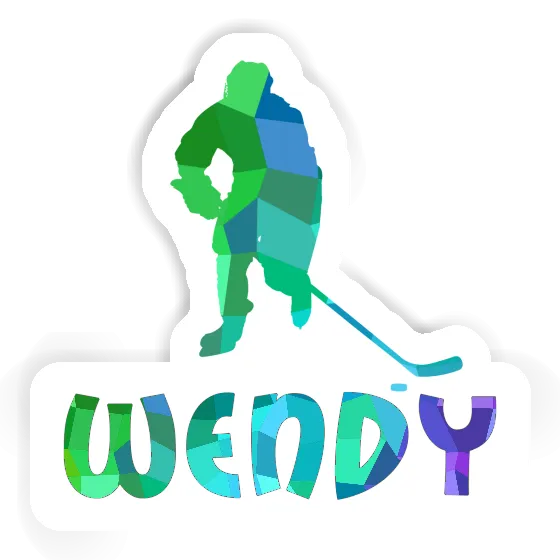 Aufkleber Eishockeyspieler Wendy Aufkleber Eishockeyspieler Wendy Image