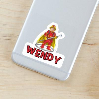 Wendy Sticker Firefighter Gift package Image