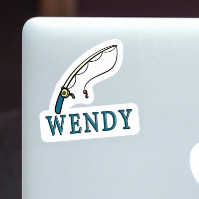 Angelrute Aufkleber Wendy Image