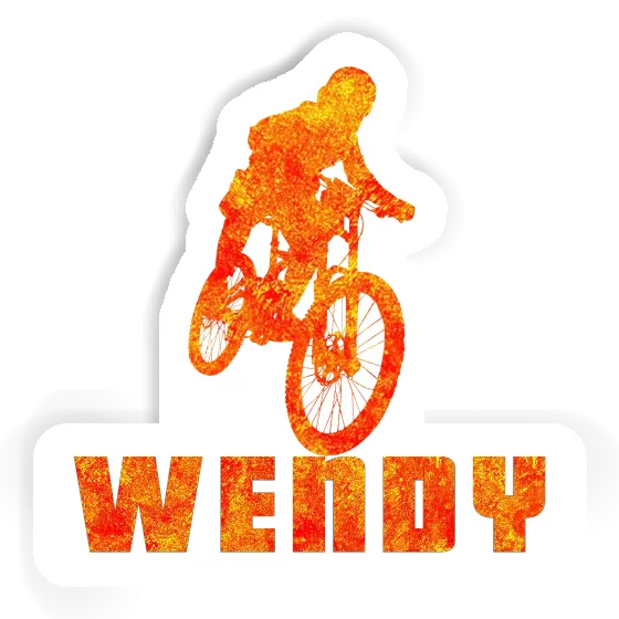 Wendy Aufkleber Freeride Biker Notebook Image