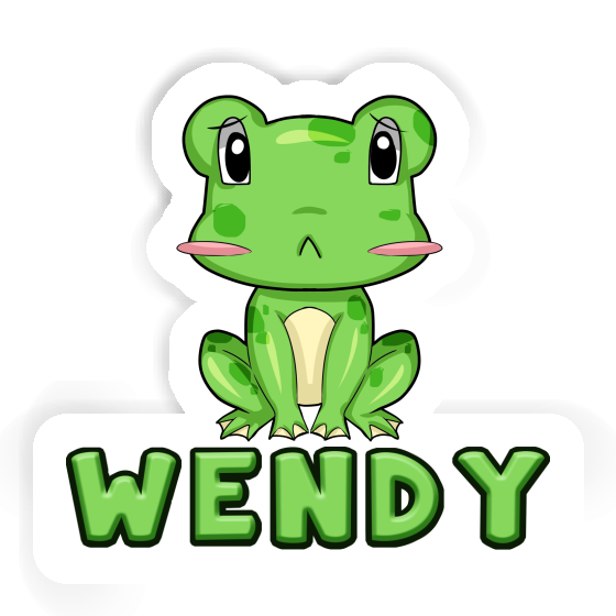 Wendy Aufkleber Frosch Laptop Image