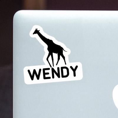 Giraffe Aufkleber Wendy Notebook Image