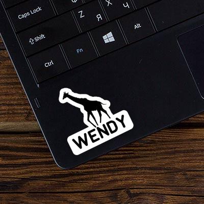 Giraffe Aufkleber Wendy Laptop Image