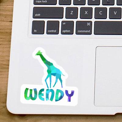 Giraffe Sticker Wendy Notebook Image