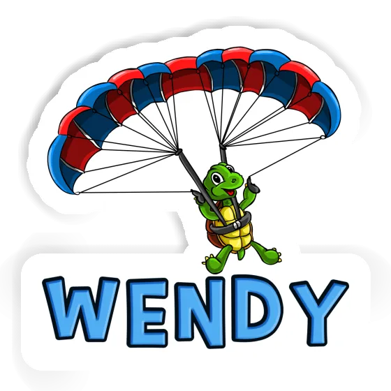 Sticker Wendy Paraglider Notebook Image