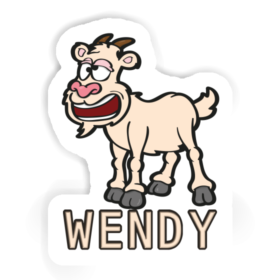 Wendy Autocollant Chèvre Gift package Image