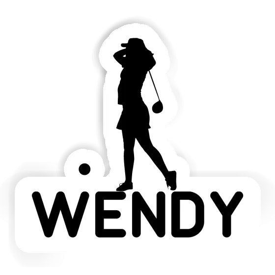 Sticker Golferin Wendy Notebook Sticker Golferin Wendy Notebook Image