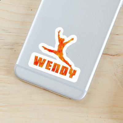 Sticker Gymnastin Wendy Laptop Image
