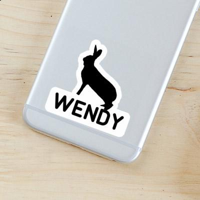 Aufkleber Wendy Kaninchen Notebook Image