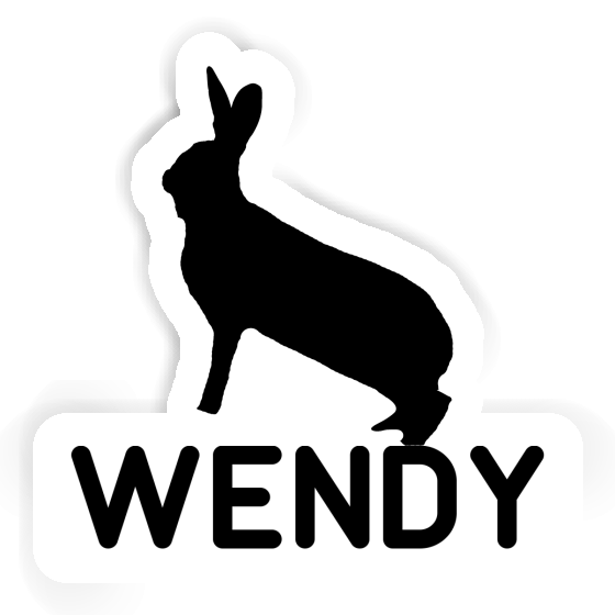 Aufkleber Wendy Kaninchen Laptop Image