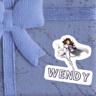 Aufkleber Frisörin Wendy Aufkleber Frisörin Wendy Image
