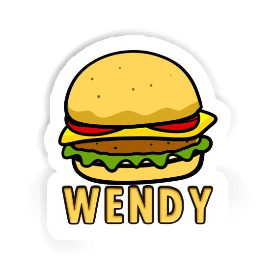 Sticker Hamburger Wendy Notebook Sticker Hamburger Wendy Gift package Image