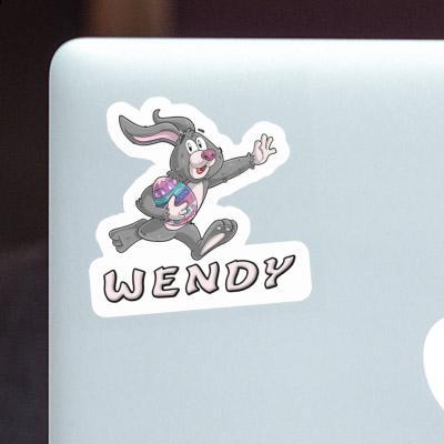 Aufkleber Wendy Rugby-Hase Aufkleber Wendy Rugby-Hase Image
