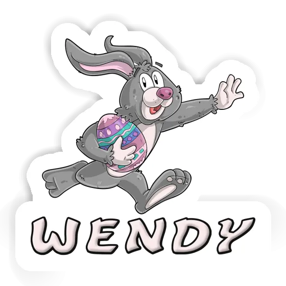 Aufkleber Wendy Rugby-Hase Notebook Aufkleber Wendy Rugby-Hase Gift package Image