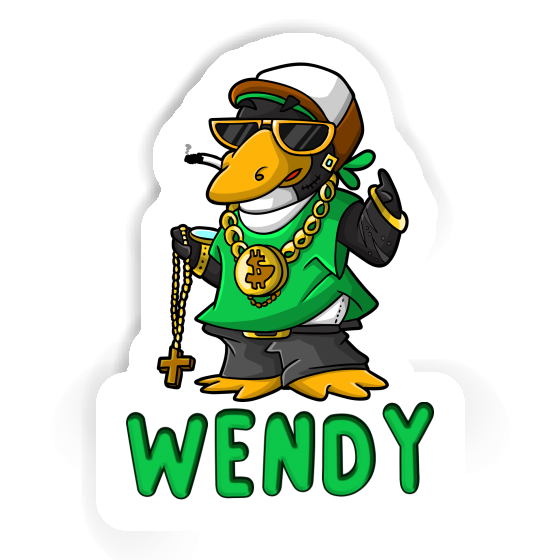 Sticker Wendy Hip-Hop-Pinguin Notebook Sticker Wendy Hip-Hop-Pinguin Notebook Image