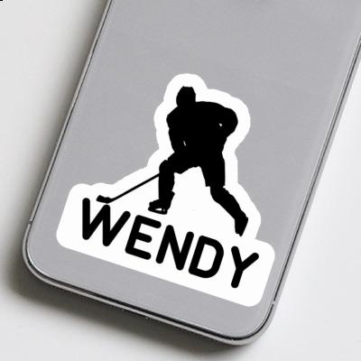 Aufkleber Eishockeyspieler Wendy Notebook Aufkleber Eishockeyspieler Wendy Notebook Image