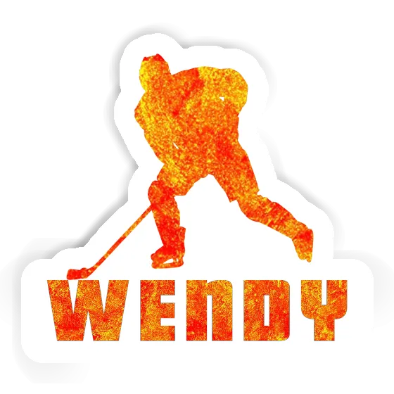 Aufkleber Eishockeyspieler Wendy Notebook Aufkleber Eishockeyspieler Wendy Notebook Image