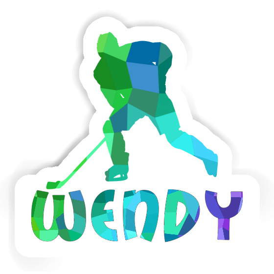 Joueur de hockey Autocollant Wendy Notebook Joueur de hockey Autocollant Wendy Gift package Image