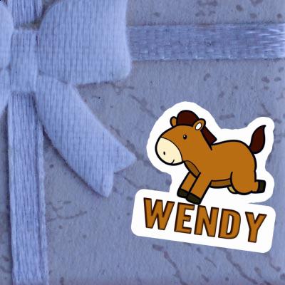 Wendy Sticker Horse Notebook Image