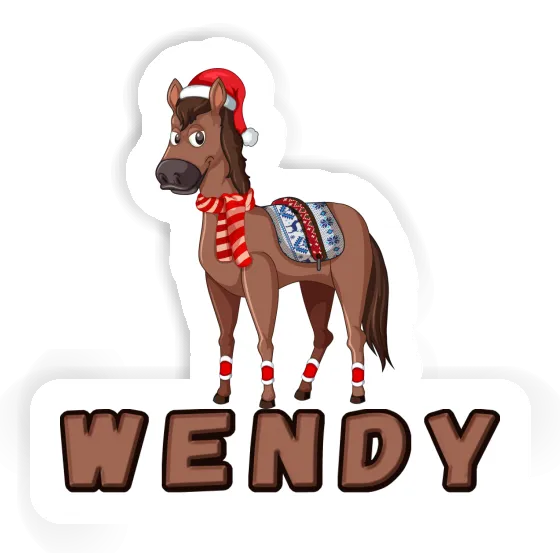Cheval de Noël Autocollant Wendy Notebook Cheval de Noël Autocollant Wendy Gift package Image