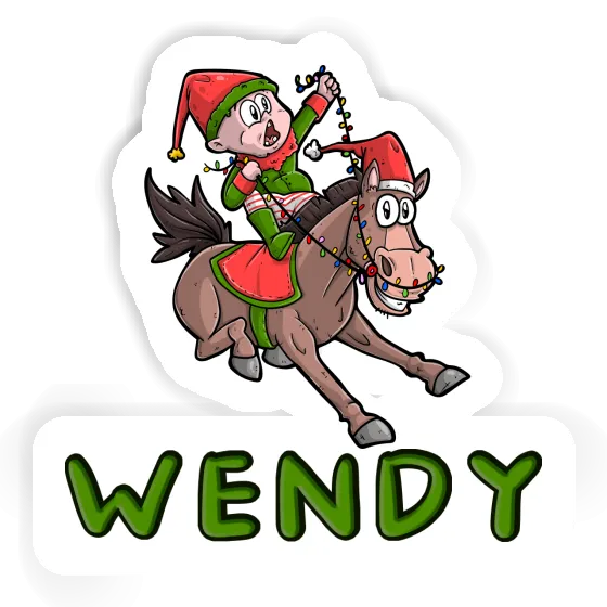 Cheval de Noël Autocollant Wendy Notebook Cheval de Noël Autocollant Wendy Gift package Image