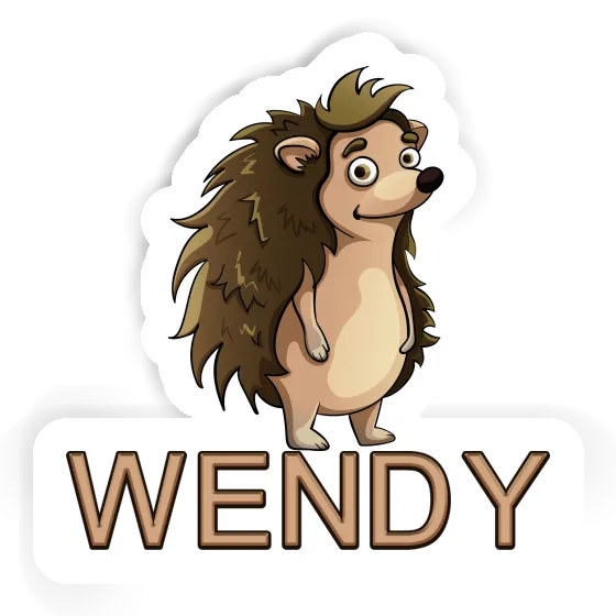 Sticker Igel Wendy Notebook Image
