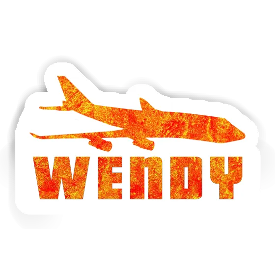 Autocollant Jumbo-Jet Wendy Laptop Image
