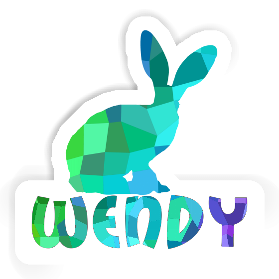 Aufkleber Kaninchen Wendy Notebook Aufkleber Kaninchen Wendy Gift package Image