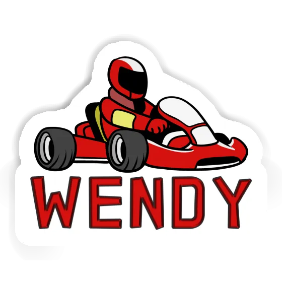 Autocollant Wendy Pilote de kart Notebook Autocollant Wendy Pilote de kart Notebook Image