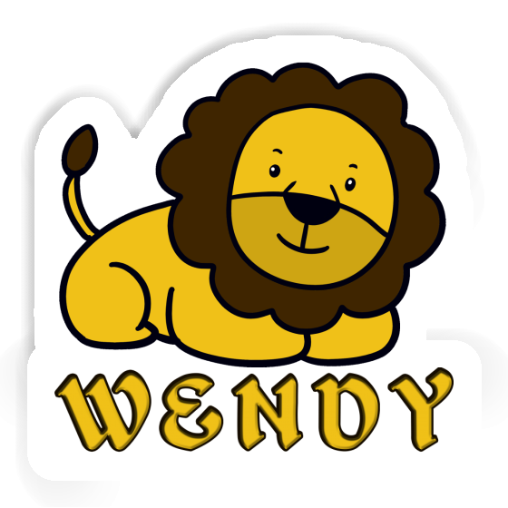 Autocollant Wendy Lion Notebook Autocollant Wendy Lion Gift package Image