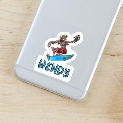 Surfer Sticker Wendy Laptop Surfer Sticker Wendy Laptop Image