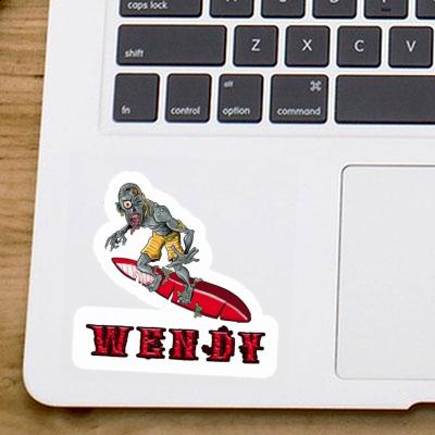 Autocollant Surfeur Wendy Notebook Autocollant Surfeur Wendy Gift package Image