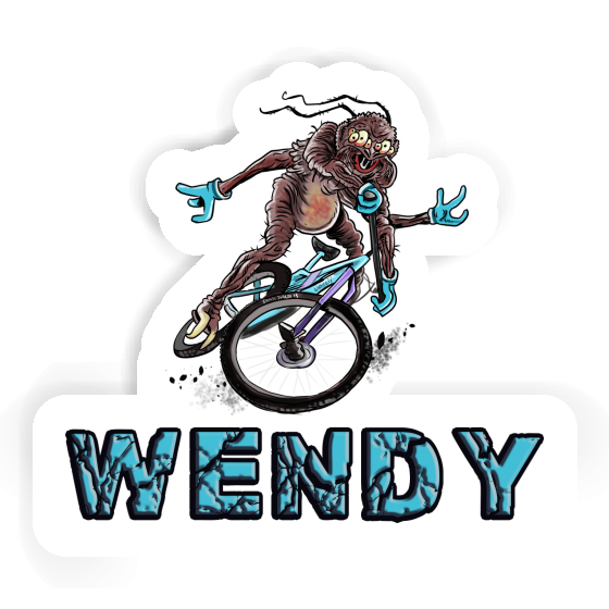 Wendy Sticker Mountainbiker Image