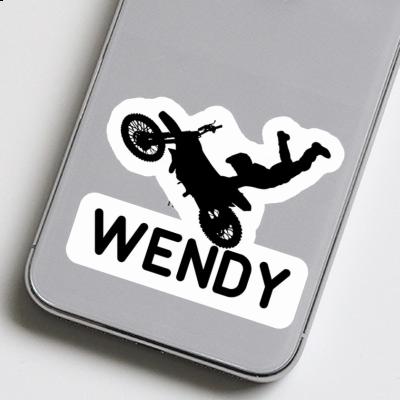 Wendy Autocollant Motocrossiste Laptop Wendy Autocollant Motocrossiste Laptop Image