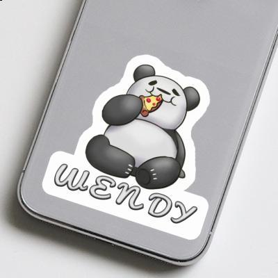 Aufkleber Wendy Pizza-Panda Notebook Aufkleber Wendy Pizza-Panda Notebook Image