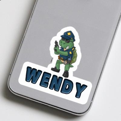 Aufkleber Wendy Polizist Notebook Aufkleber Wendy Polizist Gift package Image