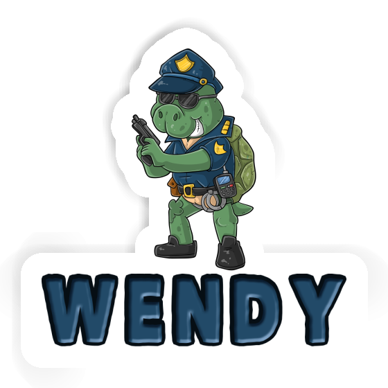 Aufkleber Wendy Polizist Notebook Aufkleber Wendy Polizist Notebook Image